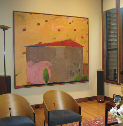 Living Room: Christopher Brown, oil on canvas